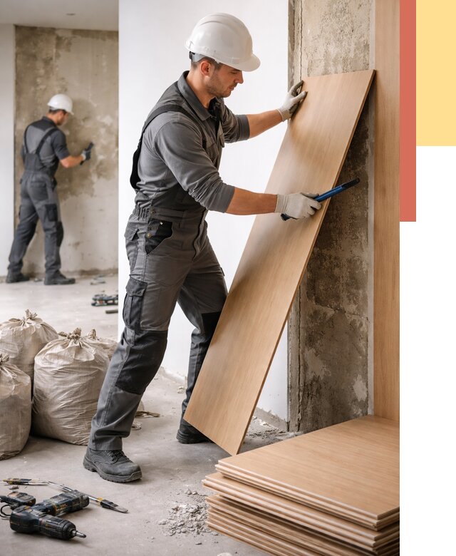 Демонтаж стеновых панелей в Зеленокумске от 3564 руб. за м² быстро и недорого | ОТДЕЛОЧНИК-Злм