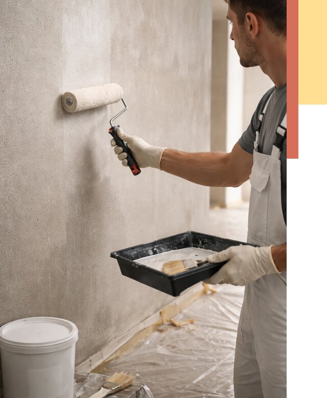 Грунтовка стен в Зеленокумске от 2240 руб. м2 — быстро, недорого, с материалом | ОТДЕЛОЧНИК-Злм