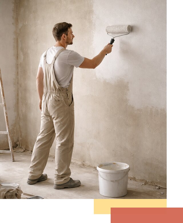 Грунтовка стен под отделку в Зеленокумске профессиональным раствором