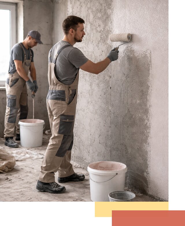 Нанесение бетоноконтакта на стены в Зеленокумске для последующей отделки