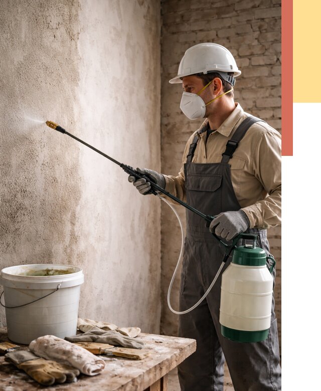 Антисептическая обработка стен в Зеленокумске от 1222 руб. — быстро и недорого | ОТДЕЛОЧНИК-Злм