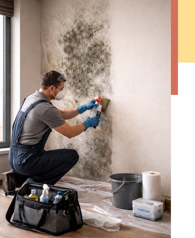Удаление плесени со стен в Зеленокумске от 2189 руб. — быстро и недорого | ОТДЕЛОЧНИК-Злм