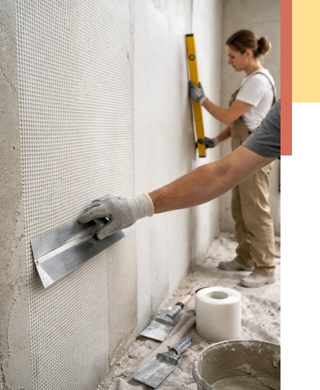 Армирование стен стеклосеткой в Зеленокумске от 3258 руб. под ключ | ОТДЕЛОЧНИК-Злм