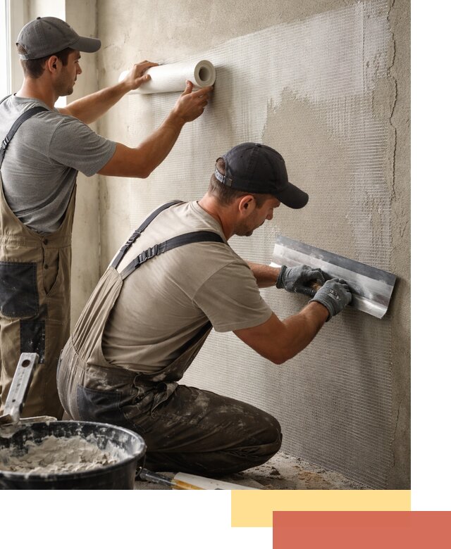 Армирование стен стеклосеткой в Зеленокумске для прочной отделки