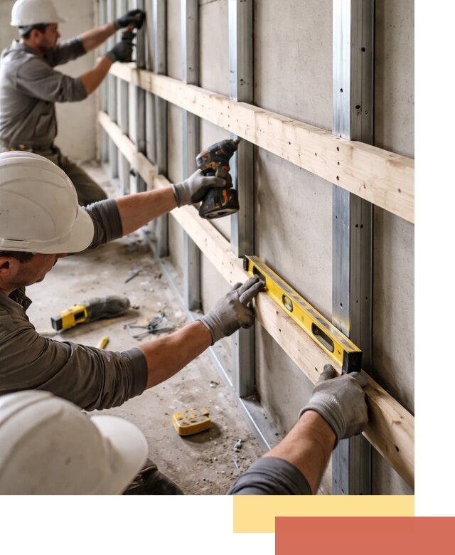 Устройство обрешетки под панели в Зеленокумске