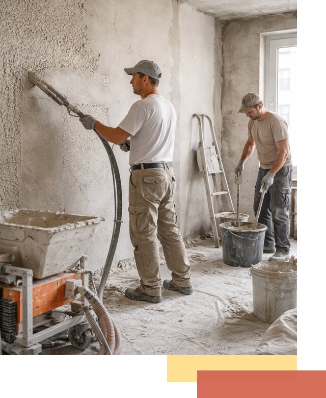 Машинная штукатурка стен в Зеленокумске — быстро и качественно