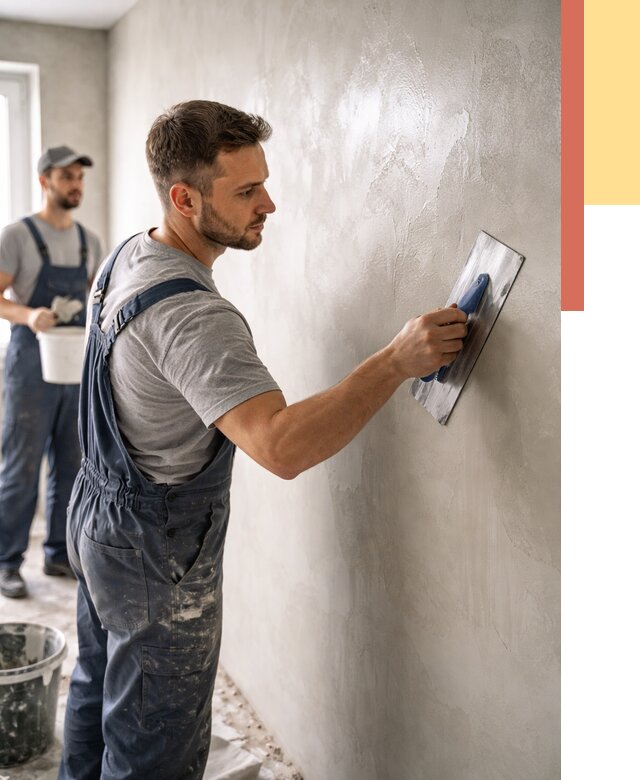 Глянцевание штукатурки стен в Зеленокумске от 7637 руб. — услуги и затирка | ОТДЕЛОЧНИК-Злм