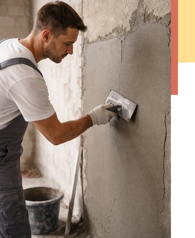 Штукатурка стен под плитку в Зеленокумске от 4276 руб./м2 — выравнивание под плитку | ОТДЕЛОЧНИК-Злм