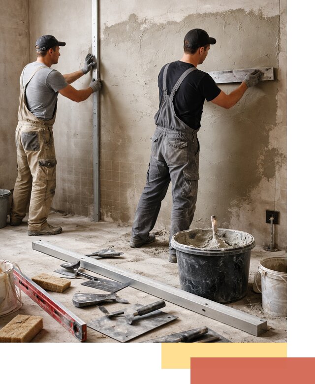 Профессиональная штукатурка стен под плитку в Зеленокумске