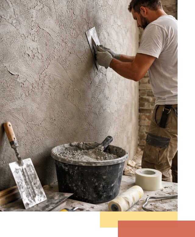 Декоративная штукатурка лофт в Зеленокумске — отделка стен и потолков