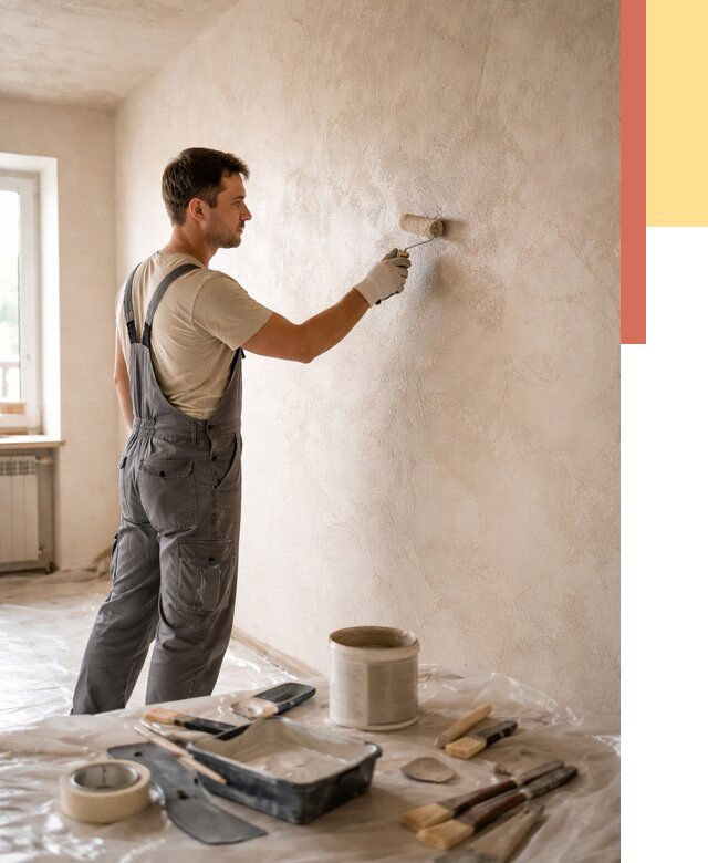 Нанесение лессирующей краски по декоративке в Зеленокумске от 1782 руб. | ОТДЕЛОЧНИК-Злм