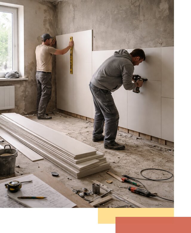 Монтаж ПВХ панелей на стены в Зеленокумске качественно и быстро