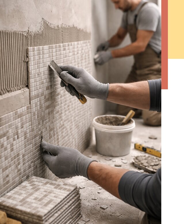 Облицовка стен мозаикой в Зеленокумске от 3258 руб/м2 — укладка мозаики на стены | ОТДЕЛОЧНИК-Злм