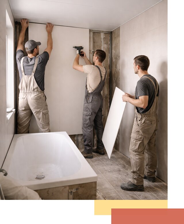 Отделка ванной панели ПВХ профессионально в Зеленокумске