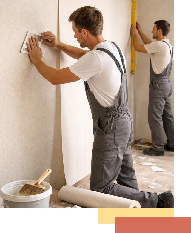 Поклейка бумажных обоев в Зеленокумске качественно и недорого