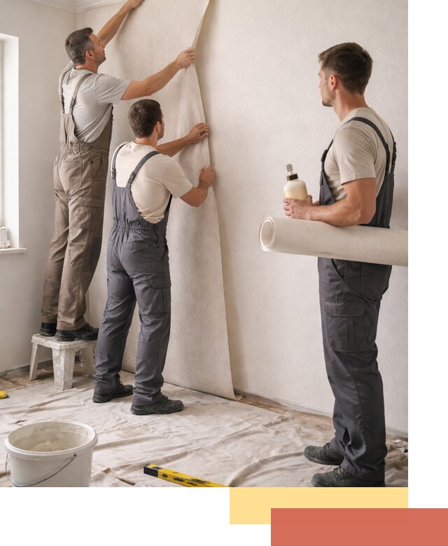 Оклейка стен обоями в Зеленокумске — качественно и профессионально