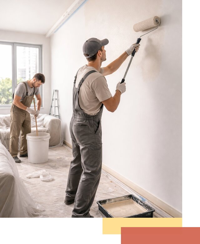 Покраска стен в офисе в Зеленокумске — быстрый и качественный ремонт