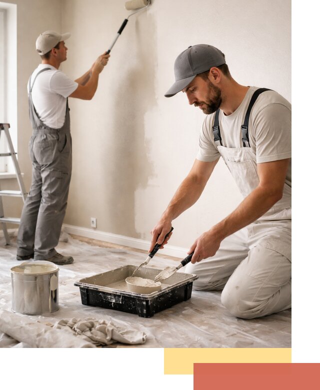 Покраска стен в квартире в Зеленокумске — профессионально и аккуратно