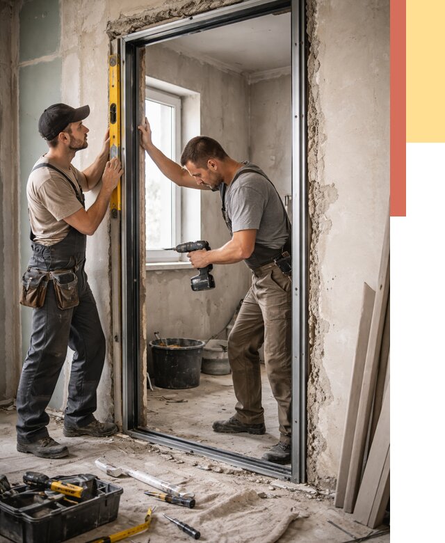 Закладка дверного проема в Зеленокумске от 3564 руб. — быстро и недорого | ОТДЕЛОЧНИК-Злм