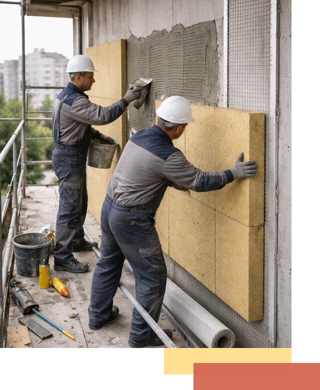 Утепление стен зданий и домов в Зеленокумске качественно и надежно