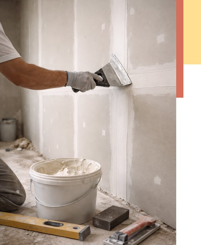 Шпаклевка перегородок из гипсокартона в Зеленокумске от 2546 руб. — услуги ОТДЕЛОЧНИК-Злм