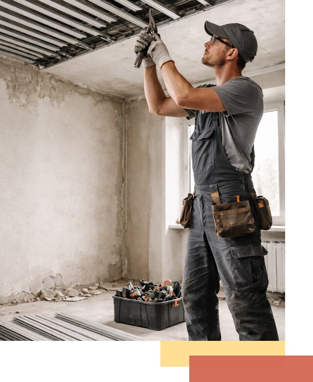 Демонтаж реечного потолка в Зеленокумске быстро и аккуратно