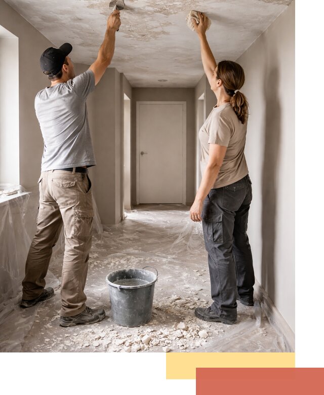 Удаление побелки с потолка в Зеленокумске — быстро и аккуратно