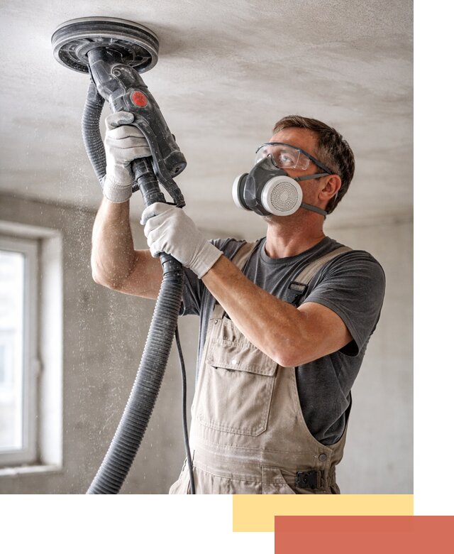 Шлифовка потолка в Зеленокумске — качественная подготовка под отделку