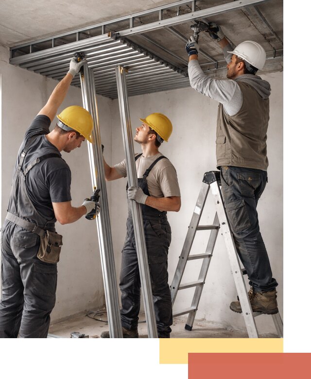 Монтаж реечного потолка под ключ в Зеленокумске