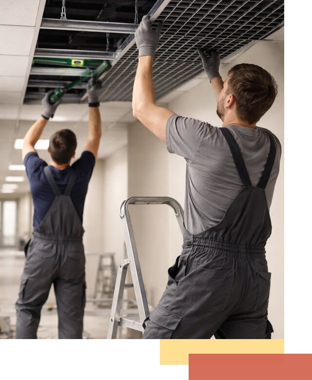 Монтаж потолка Грильято в Зеленокумске: установка под ключ качественно