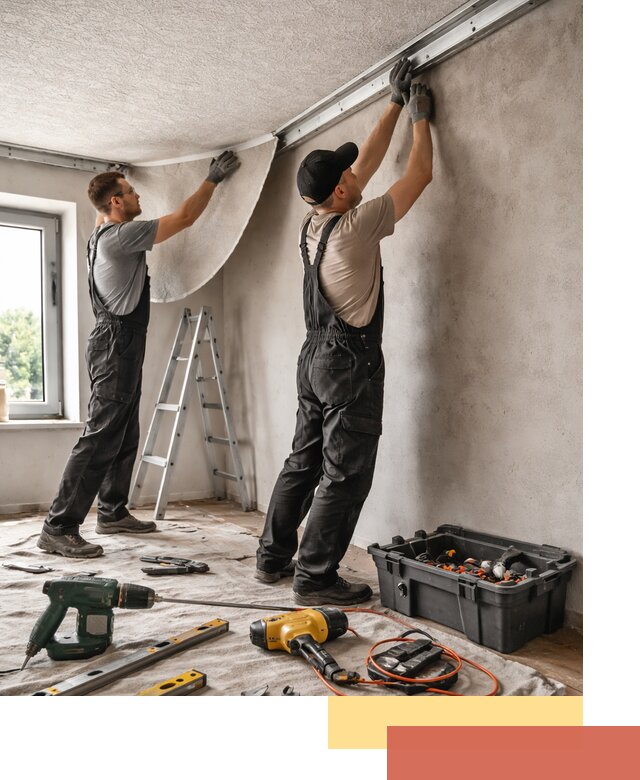 Монтаж фактурного натяжного потолка в Зеленокумске качественно и быстро