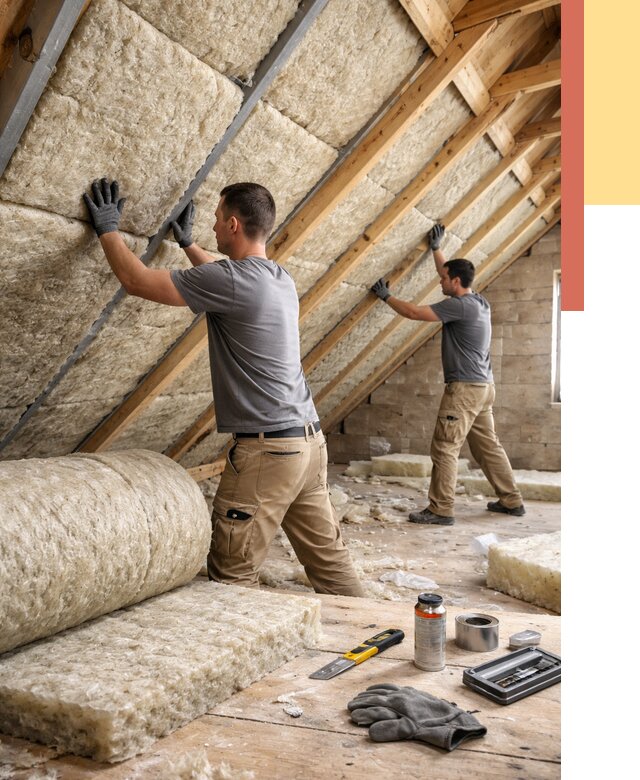 Утепление потолка минватой в Зеленокумске от 1476 руб. — быстро и недорого | ОТДЕЛОЧНИК-Злм