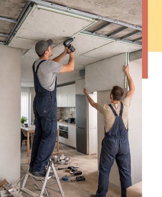 Шумоизоляция потолка панелями зипс в Зеленокумске от 1884 руб. под ключ | ОТДЕЛОЧНИК-Злм